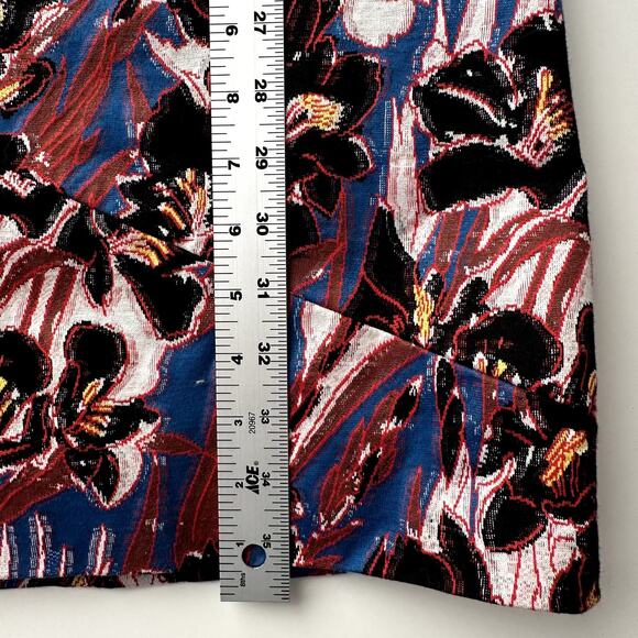 Creatures of the Wind Blue Iris Pre Fall 2016 Print 3/4 Sleeve Knee Length sz 10 - Picture 8 of 9